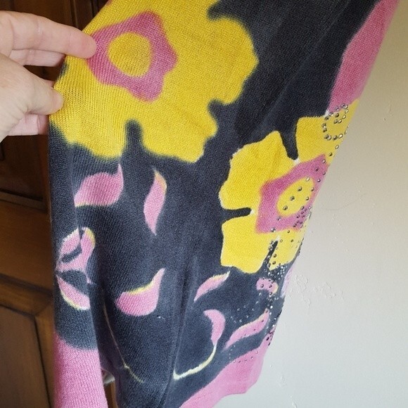 Bacca da Silva embellished cashmere sweater NWT L - Picture 7 of 8